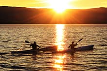 Lake Illawarra canoes